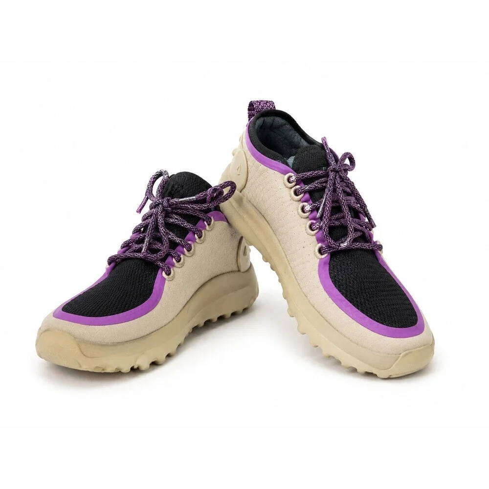 Allbirds Trail Runners Shoes Size Women's 6 Hazy Beige Lux Purple Hike Outdoors